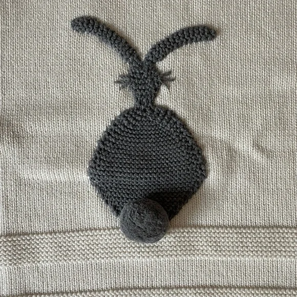 Stella McCartney Other Stella Mccartney Cream Knitted Bunny Blanket Poshmark